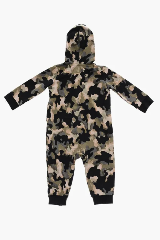 Outlet Pagliaccetto Camouflage con Cappuccio Bambino Abbigliamento