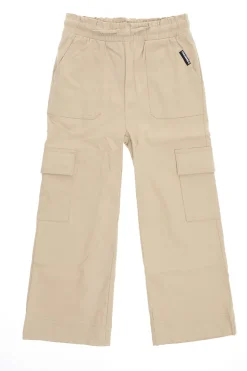 Hot Pantaloi Cargo PAPERBAG in Cotone Stretch con Elastico in Vita Abbigliamento