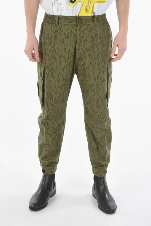 Pantalone Cargo a Righe>Dsquared2 New
