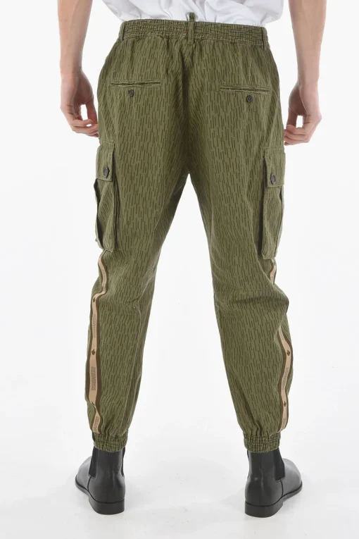 Pantalone Cargo a Righe>Dsquared2 New