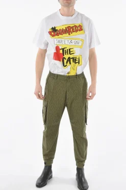 Pantalone Cargo a Righe></noscript>Dsquared2 New