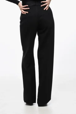 Hot Pantalone Sartoriale a Doppia Pinces con Fusciacca Donna Pantaloni