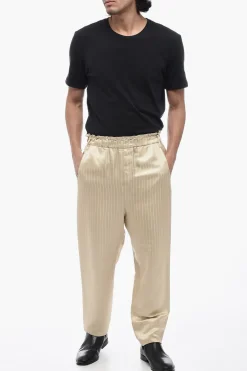 Pantalone Sartoriale a Righe con Coulisse></noscript>Saint Laurent Outlet