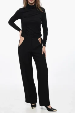 Pantalone Straight-Fit con Dettaglio Cut-Out></noscript>Mugler Discount