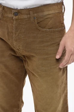 Online Pantaloni 5 Tasche 2023 D-FINITIVE in Velour a Coste Uomo Pantaloni