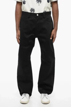 Pantaloni 5 Tasche in Cotone Twill con Passanti>Jil Sander Discount