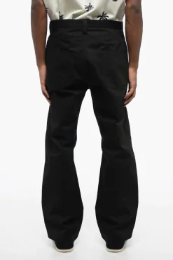 Pantaloni 5 Tasche in Cotone Twill con Passanti>Jil Sander Discount