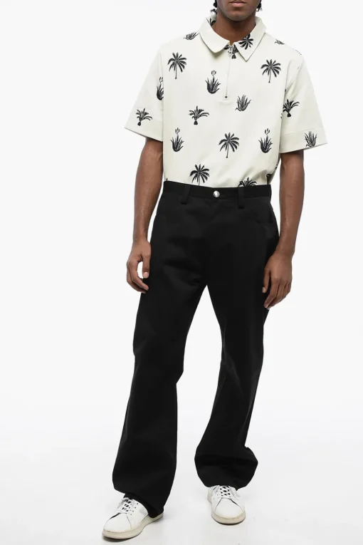 Pantaloni 5 Tasche in Cotone Twill con Passanti>Jil Sander Discount