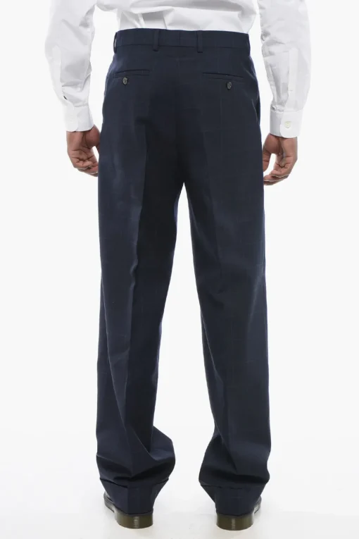Pantaloni 4 Tasche in Lana Jacquard Motivo Monogram Ton sur Ton>Gucci Sale