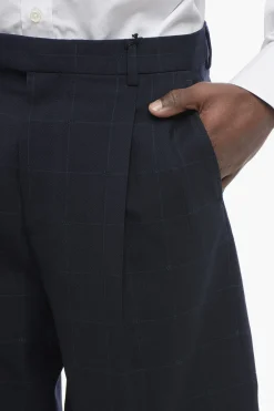 Pantaloni 4 Tasche in Lana Jacquard Motivo Monogram Ton sur Ton></noscript>Gucci Sale