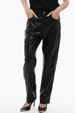 Pantaloni 5 Tasche VINNI in Pelle Vegan>Nanushka Fashion