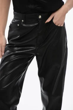 Pantaloni 5 Tasche VINNI in Pelle Vegan>Nanushka Fashion
