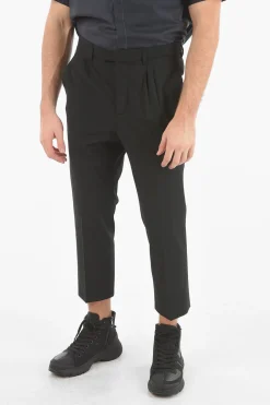 Sale Pantaloni a 2 Pinces LOOSE TAPERED FIT a Vita Bassa Uomo Pantaloni