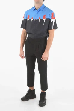 Sale Pantaloni a 2 Pinces LOOSE TAPERED FIT a Vita Bassa Uomo Pantaloni