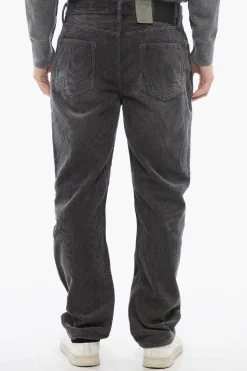 Best Pantaloni a 5 Tasche CURTIS in Velour a Coste Uomo Pantaloni