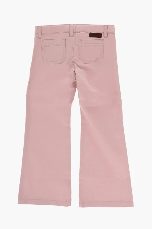 Pantaloni a 4 Tasche in Cotone con 1 Bottoni>Bonpoint Fashion