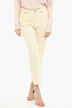 Pantaloni a 5 Tasche in Twill di Cotone>Woolrich New