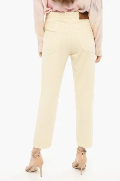 Pantaloni a 5 Tasche in Twill di Cotone>Woolrich New