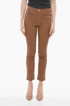 Pantaloni a 5 Tasche LESYLVIE in Cotone Spalmato>Frame Sale