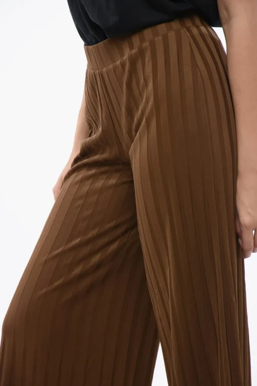 Discount Pantaloni A Coste Wide-Fit A Vita Alta Donna Pantaloni