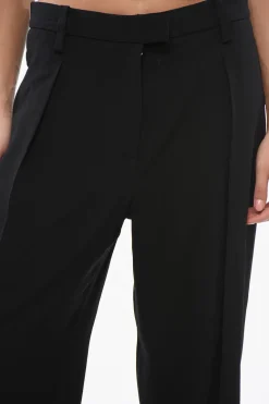 New Pantaloni a Gamba Ampia Donna Pantaloni