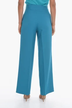 Pantaloni a Gamba Ampia con Chiusura in Velcro>Super Blond Hot