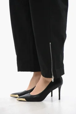 Discount Pantaloni a Gamba Ampia con Cintura Donna Pantaloni