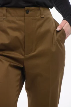 Outlet Pantaloni a Gamba Dritta con Pince Donna Pantaloni