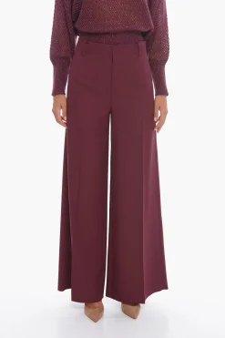 Pantaloni a Palazzo con Pince Frontale>Super Blond Fashion