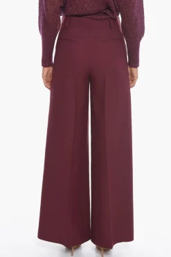 Pantaloni a Palazzo con Pince Frontale>Super Blond Fashion