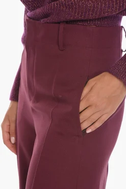 Pantaloni a Palazzo con Pince Frontale></noscript>Super Blond Fashion
