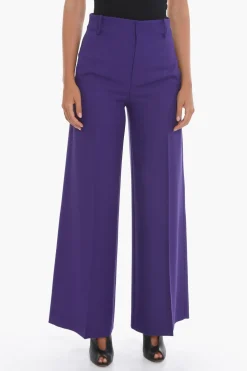 Best Pantaloni a Palazzo con Pince Frontale Donna Pantaloni
