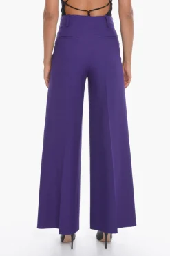 Best Pantaloni a Palazzo con Pince Frontale Donna Pantaloni