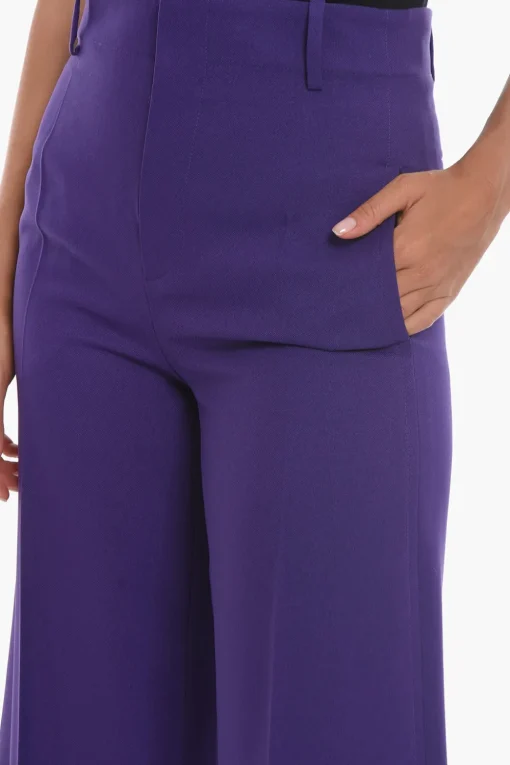Best Pantaloni a Palazzo con Pince Frontale Donna Pantaloni