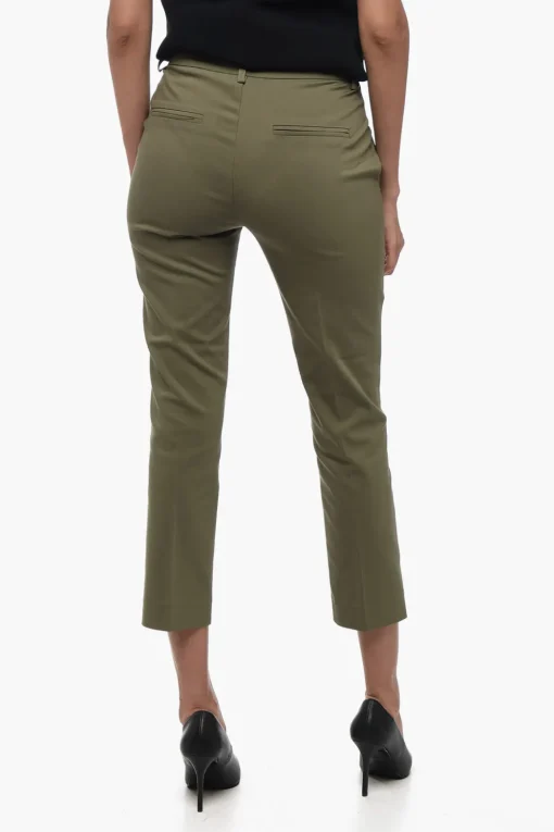 Best Pantaloni a Sigaretta con Pince Frontali Donna Pantaloni