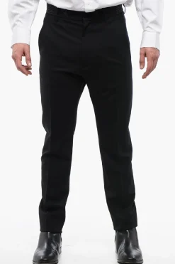 Pantaloni a Sigaretta con Dettaglio a Righe>Dsquared2 Fashion