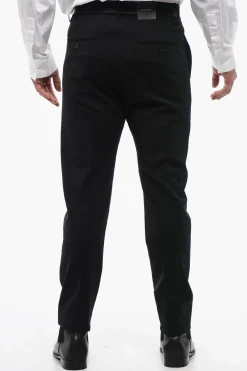 Pantaloni a Sigaretta con Dettaglio a Righe>Dsquared2 Fashion