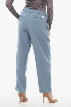 Best Pantaloni a Vita Alta con Dettagli Plissettati Donna Pantaloni