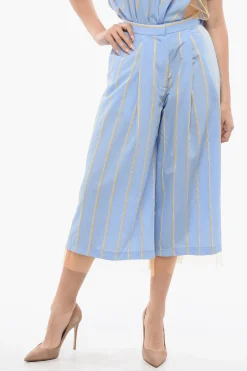 Pantaloni A Vita Alta NICE & BREEZY A Righe Con Pinces>Viktor & Rolf Online