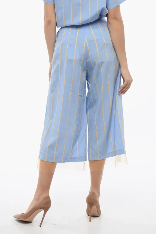 Pantaloni A Vita Alta NICE & BREEZY A Righe Con Pinces>Viktor & Rolf Online
