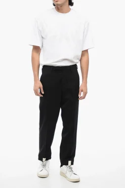 Pantaloni a Vita Bassa PRIEST COLLAR in Misto Lana></noscript>Neil Barrett Sale