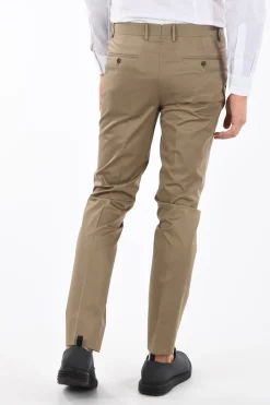 Discount Pantaloni ACADEMY in Cotone Stretch Uomo Pantaloni