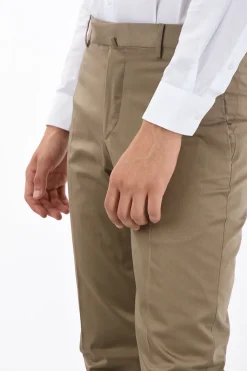 Discount Pantaloni ACADEMY in Cotone Stretch Uomo Pantaloni