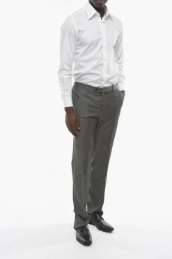 Discount Pantaloni ACADEMY in Lana Vergine Uomo Pantaloni