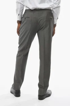 Discount Pantaloni ACADEMY in Lana Vergine Uomo Pantaloni