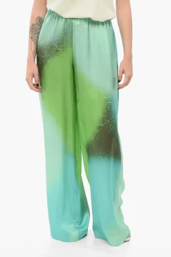 Best Pantaloni ANTONELLA in Seta Donna Pantaloni