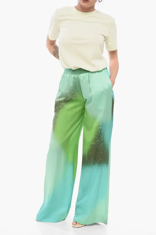 Best Pantaloni ANTONELLA in Seta Donna Pantaloni