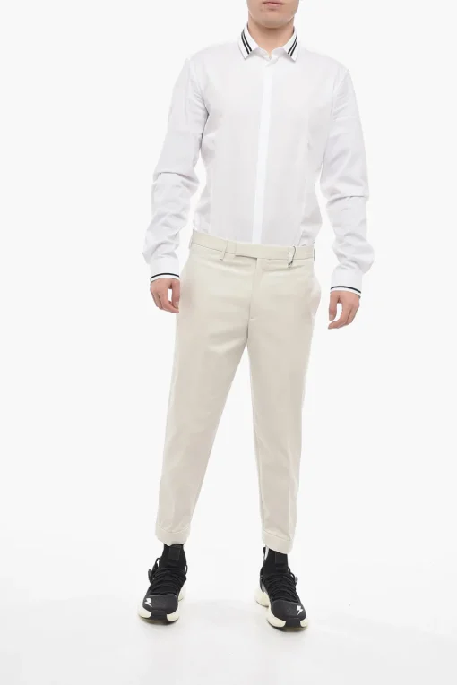 Online Pantaloni BARRETT METAL Slim Fit con Caviglia Regolabile Uomo Pantaloni