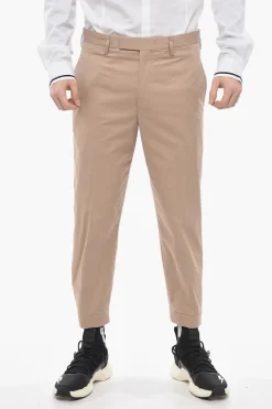 Pantaloni BARRETT METAL Slim Fit con Caviglia Regolabile>Neil Barrett Clearance