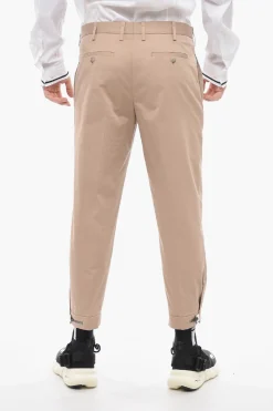 Pantaloni BARRETT METAL Slim Fit con Caviglia Regolabile>Neil Barrett Clearance